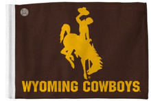 WYOMING COWBOYS Flag - 11in.x15in. Flag