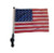 USA, UNITED STATES, AMERICAN, Golf Cart Flag with SSP Flags EZ On and Off Bracket and Pole

