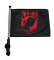 SSP Flags RED POW MIA Golf Cart Flag with SSP Flags Bracket and Pole