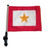 SSP Flags GOLD STAR Golf Cart Flag with SSP Flags Bracket and Pole