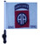 SSP Flags 82nd AIRBORNE Golf Cart Flag with SSP Flags Bracket and Pole