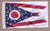SSP Flags STATE of OHIO Golf Cart Flag with SSP Flags Bracket and Pole