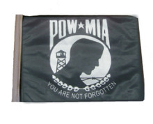 POW MIA 11in x15 Replacement Flag for Motorcycle, Golf Cart and Car flag poles