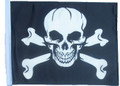 PIRATE SKULL & CROSS BONES 11in x15 Replacement Flag for Motorcycle, Golf Cart and Car flag poles
