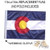 Colorado 11in x15 Replacement Flag for Motorcycle, Golf Cart and Car flag poles