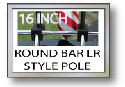 16 in. ROUND BAR LUGGAGE RACK FLAG POLE
Motorcycle Flag Pole