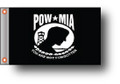 POW MIA 11in X 15in Flag with GROMMETS 