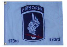 173 AIRBORNE 11in X 15in Flag with GROMMETS 