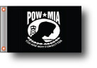 POW MIA Small 6in X 9in Flag with GROMMETS