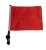 SSP Flags RED Golf Cart Flag with SSP Flags Bracket and Pole