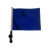 SSP Flags BLUE Golf Cart Flag with SSP Flags Bracket and Pole