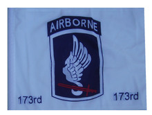 SSP Flags 173rd Airborne Motorcycle Flag with Sissybar Pole or Trunk Pole