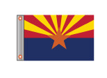 STATE of ARIZONA 11in X 15in Flag with GROMMETS 
