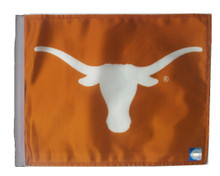 TEXAS LONGHORNS WHITE LOGO Flag with 11in.x15in. Flag Variety 
