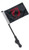 RED POW MIA Small 6x9 Golf Cart Flag with SSP EZ Pole