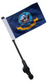 NAVY Small 6x9 Golf Cart Flag with SSP EZ Pole