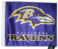 BALTIMORE RAVENS Flag with 11in.x15in. Flag Variety 