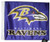 BALTIMORE RAVENS Flag with 11in.x15in. Flag Variety 