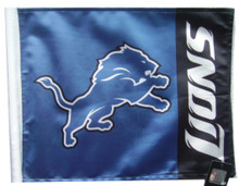 DETROIT LIONS Flag with 11in.x15in. Flag Variety 