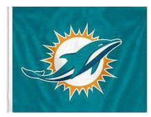 MIAMI DOLPHINS Flag with 11in.x15in. Flag Variety 