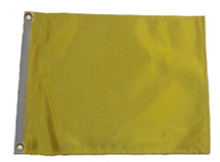 YELLOW 11in X 15in Flag with GROMMETS 