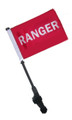RANGER Small 6in.x9in. Golf Cart Flag with SSP Flags EZ On & Off Pole