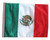 Mexico 11in x15 Replacement Flag for Motorcycle, Golf Cart and Car flag poles