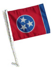 TENNESSEE Car Flag and Pole