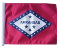 Arkansas 11in x15 Replacement Flag for Motorcycle, Golf Cart and Car flag poles