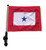 SSP Flags BLUE STAR 11"x15" Flag with Pole and EZ On Extended Straps Bracket
