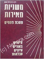 Mishnayot Meirot - Pesachim    משניות מאירות-פסחים