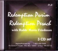 Redemption Purim - Redemption Pesach - 3 CD set