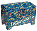 Hand painted wooden Etrog Box-Floral