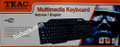 Multimedia Keyboard Hebrew / English