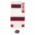 Yair Emanuel Embroidered Cotton Tallit –The Matriarches in color THE-5
