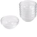 Glass bowls for seder plates- Medium 3"   Set of 6