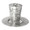 Silver plated kiddush Cup with Coaster Jerusalem Design Pewter 5010-P