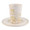 Porcelain Cup with Coaster Golden Design 5951