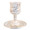 Porcelain Goblet with Coaster Golden Design 5952