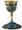 Jeweled Goblet Kiddush Cup Blue Turquoise with Sapphire Crystals