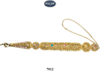 Torah Pointer - Filigree Jeweled Gold Plated