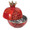 Aluminium Pomegranates Honey Dish (Large) - Red