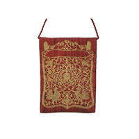 Maroon Orienal Embroidered Bag