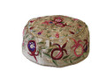 Gold Pomegranate Hand Embroidered Hat