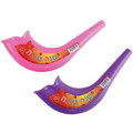 Plastic Childrens Toy Shofar - Assorted colors 24 Pack   