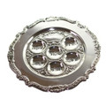 Silver Plated Seder Plate - 13" (P-P354)