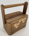 Wood Esrog Box With Handle