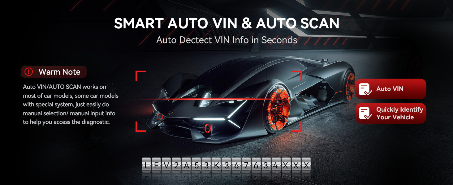 iCarsoft CR MAX 2026 smart auto VIN and auto scan banner
