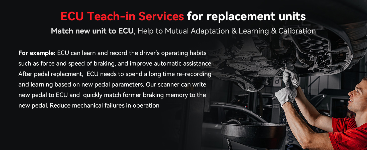 ECU teach-in services - iCarsoft CR MAX BT