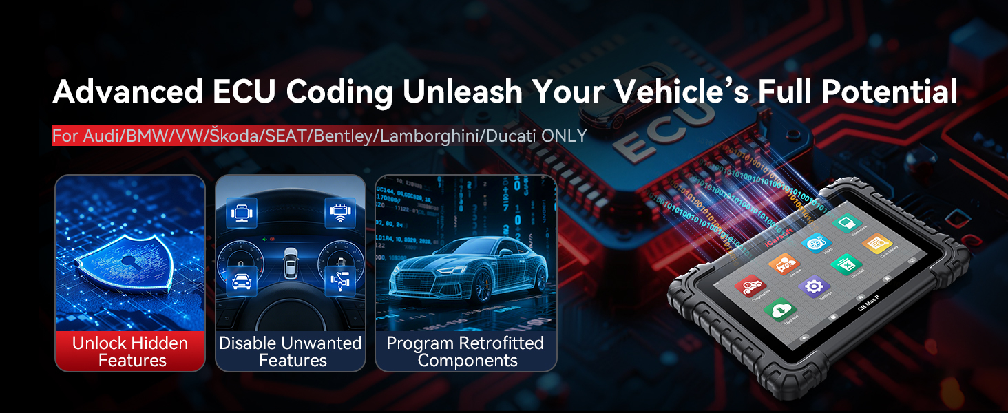 Advanced ECU coding - iCarsoft CR MAX P
